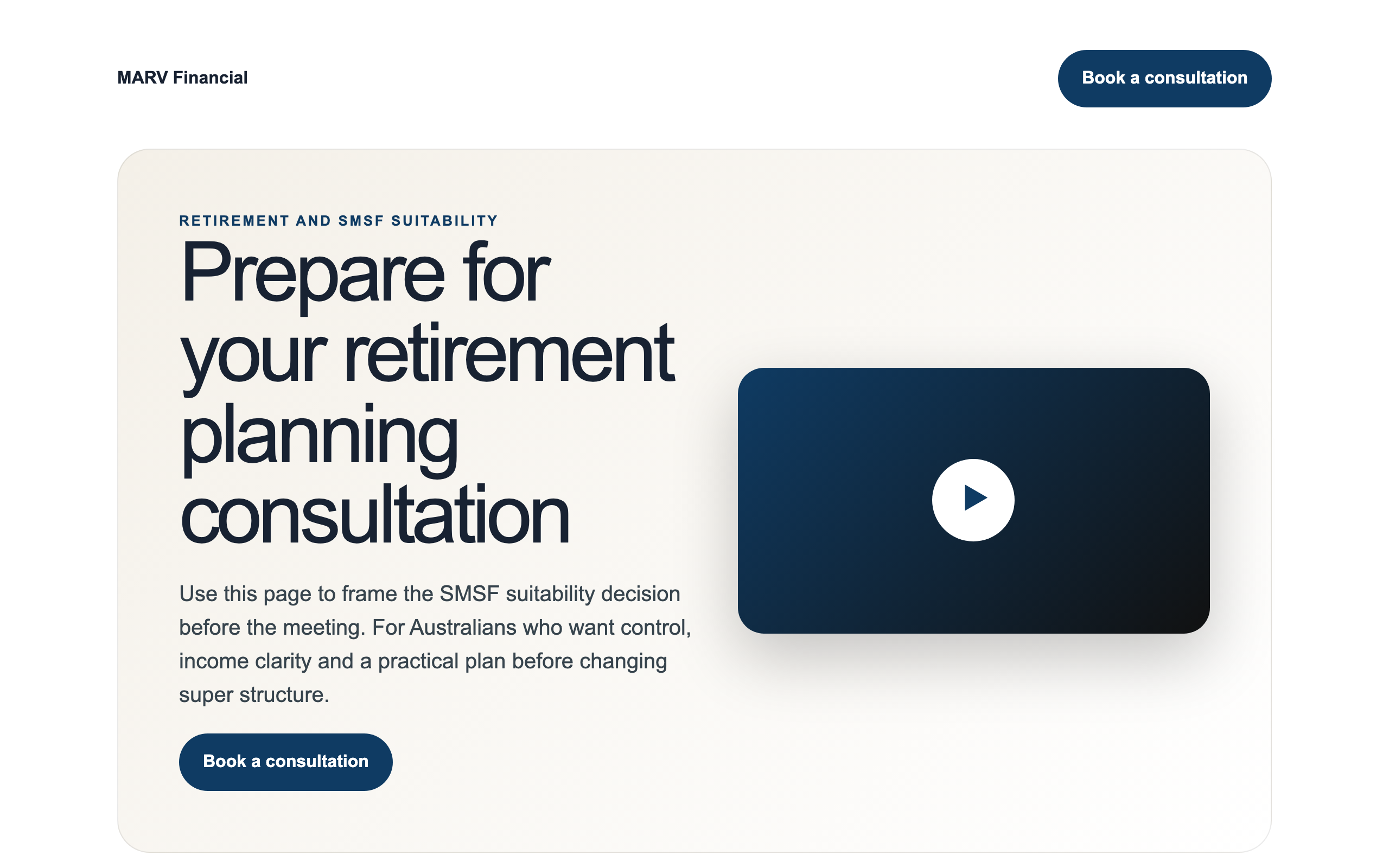 Confirmation page preview